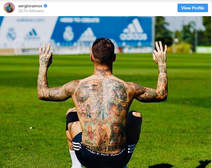 Check Out The Five Football Stars With Amazing Lion Tattoos | Fab.ng